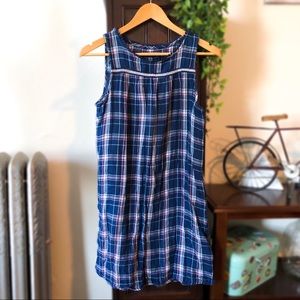 Sold~EUC Max Jeans Plaid Dress